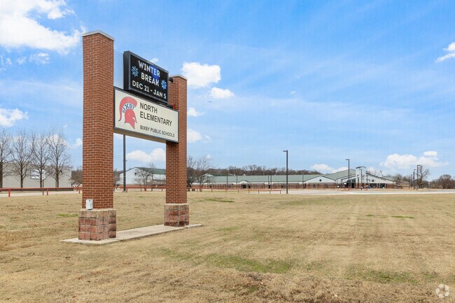 Bixby North Elementary is located on 121st Street near Memorial