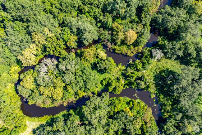 Boggy Creek features over 1,000 acres of lakes and waterways and 40 miles of trails.