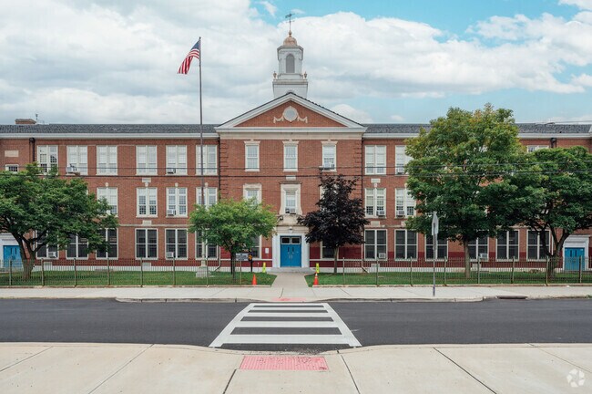 Public School 10 is a K through 8 elementary and middle school with a student population of 600.