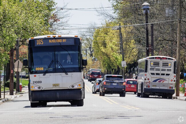 NJ Transit offers bus service from River Edge, NJ into New York City.