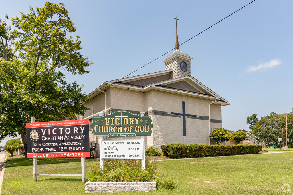 Victory Christian Academy is located in the Victory Church of God in East Patchogue, NY.