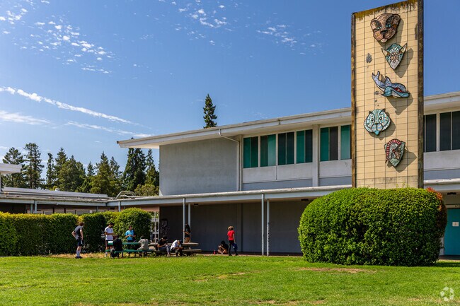 The Cubberley Community Center is the recreational heart of the community.