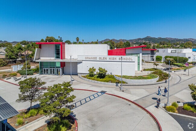 Orange Glen High serves Midway high school students.