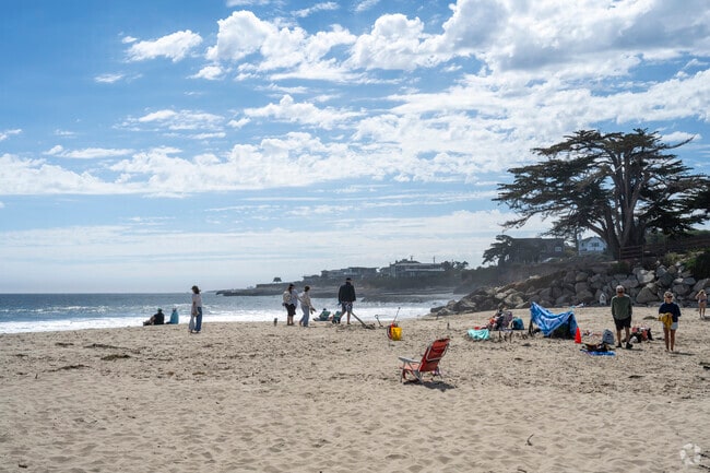Pleasure point is a great place to relax by the beach.