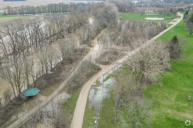 Kekionga Park along the St Mary's River is a perfect spot for a walk or a picnic.
