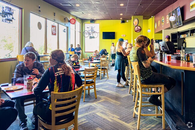 Riverside Bar and Grill, located at the base of Spirit Mountain, provides classic pub grub and ice cold drinks.