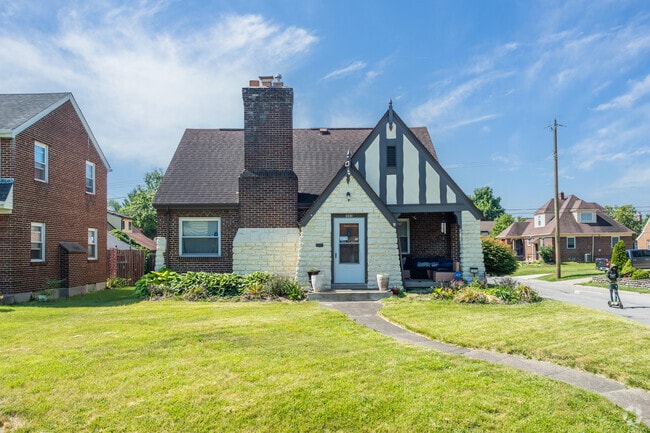 Tudor-influenced homes are a common sight in Roselawn.