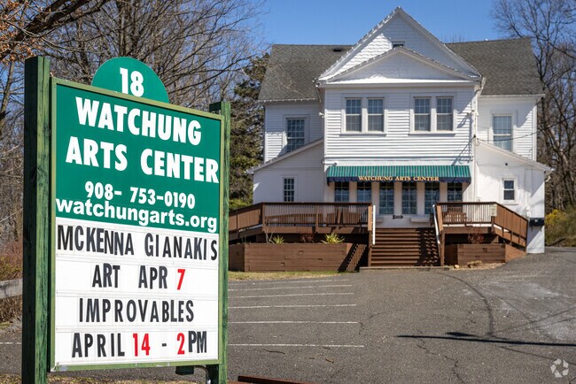 For entertainment, Watchung locals love to catch a show or concert at the Watchung Arts Center.