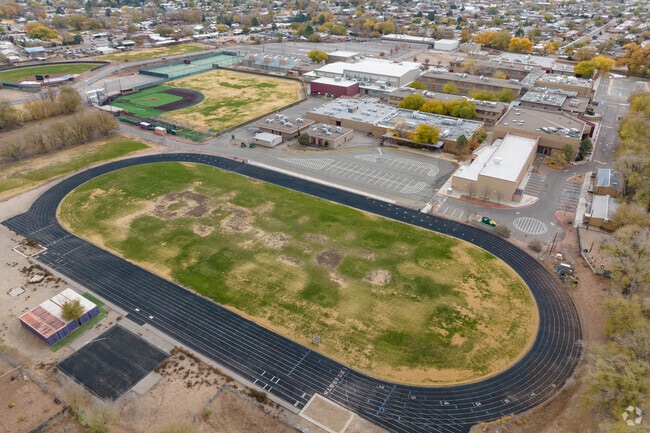 Valley High School track and baseball fields.