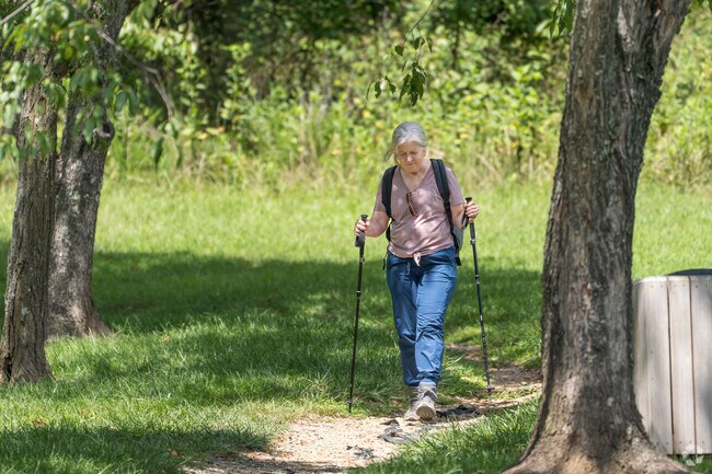 Miles of walking trails surround the neighborhood, enticing adventure enthusiasts.