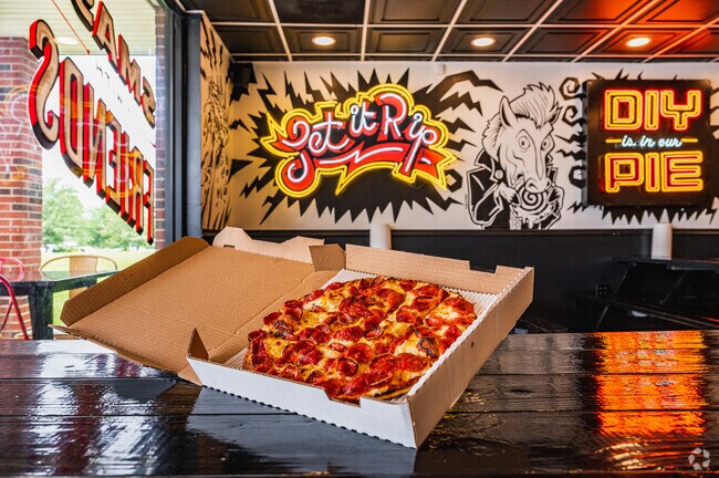 Brunswick's Ohio Pie Co. celebrates the Ohio style square cut pizza.