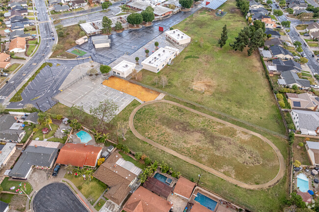 The athletic fields at Wallen L. Andrews Elementary School in Whittier
