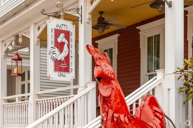 Matt’s Red Rooster Grill serves wood-fired American fare in a cozy Victorian house in Flemington.