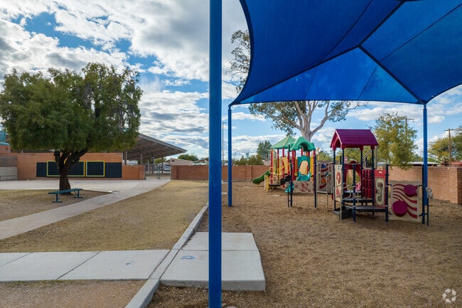 There's plenty of different playground equipment for students to enjoy at Wheeler Elementary