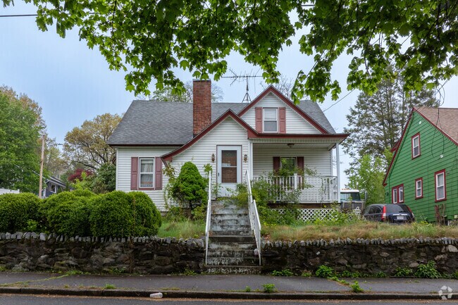 Homes set back off the street are highly desirable in the Tower Hill neighborhood.