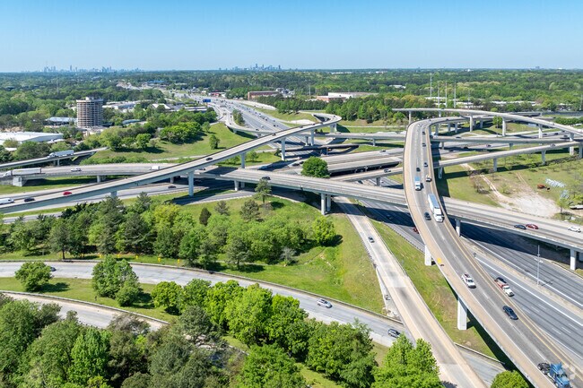 Pittsburg sits close to the intersection of I-285 and I-85, providing easy access to both.