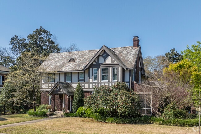Tudor-style homes are plentiful in