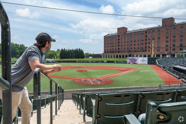 On the weekends watch your kids play at a replica of Camden Yards in Hollywoods.