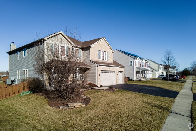 Homes in Elburn can be on good sized lots with plenty of yard space.