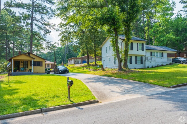 Spacious lots are common for those seeking out a house to call home in Wilson Mill Meadows.