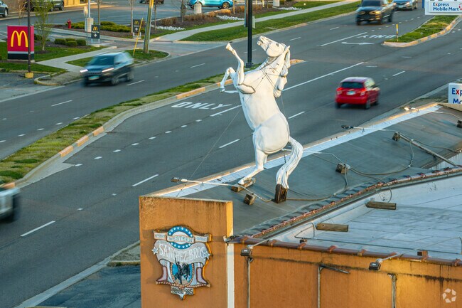 Locals can purchase cowboy boots & hats at Sanchez Brothers Western Wear in Aurora, IL.