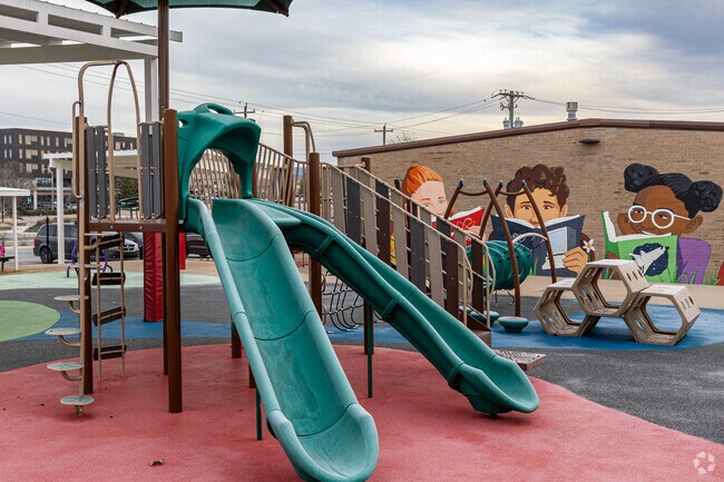 LISA Academy Springdale has a large outdoor playground.