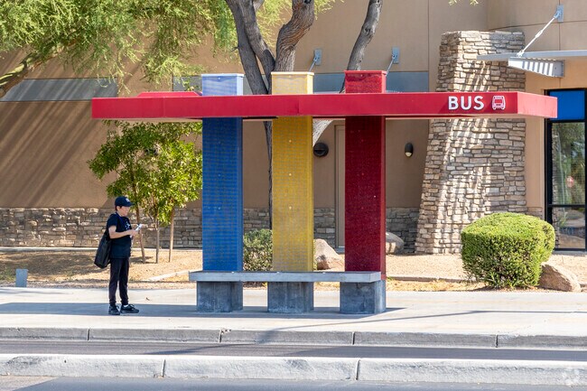 Bus service is easy to access throughout Dobson.