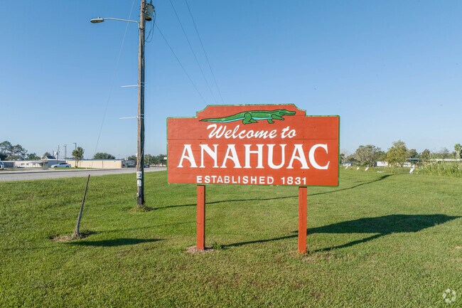 The town of Anahuac is home to about 1,900 residents.