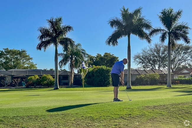 Whiskey Creek Golf Course is a a great place for spending beautiful sunny day outside.