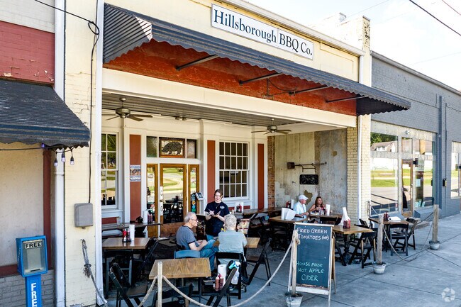 Not far from New Hope is Hillsborough BBQ Company, a great place for pit-cooked barbecue.