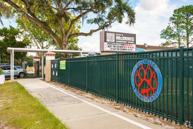 Younger students from Deleon Springs attend Louise S. Mcinnis Elementary School off Highway 17.