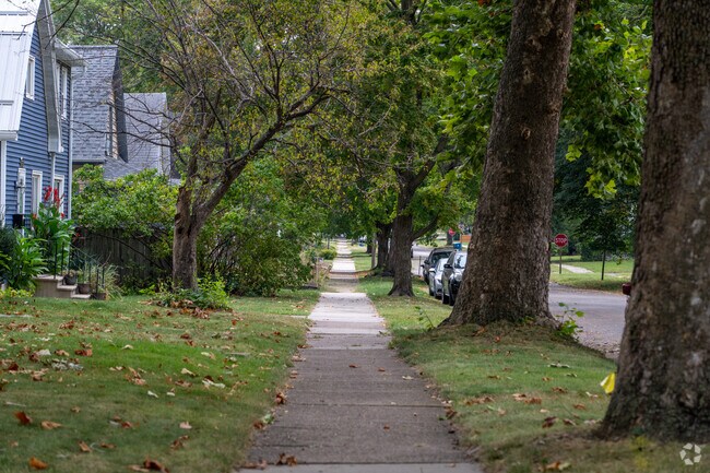 Enjoy a relaxing stroll or bike ride through the charming streets of Liberty Park.