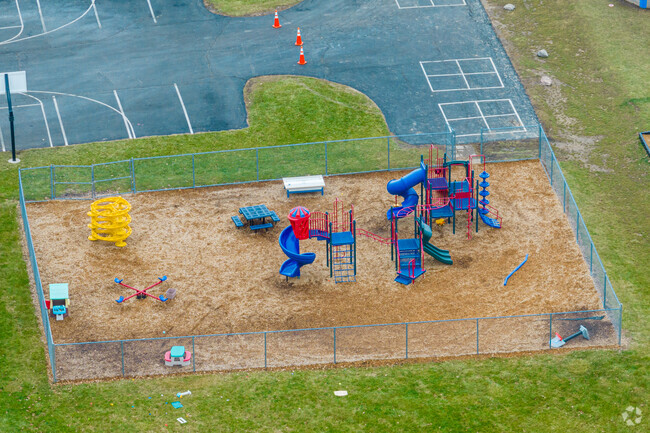 Fort Wayne's Emmaus Lutheran School has a playground for the younger students.