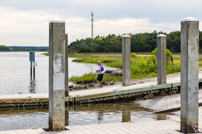 Enjoy many fishing areas on Johns Island.