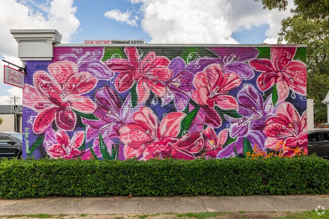 Discover beautiful artwork on Devine Street in Columbia.