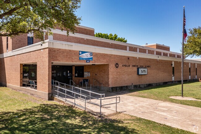 Apollo Jr. High is one of two intermediate schools that feed Berkner High School in Richardson.