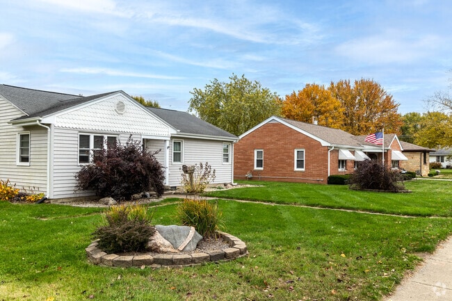 Greenfield has an abundance of single story ranch style homes.