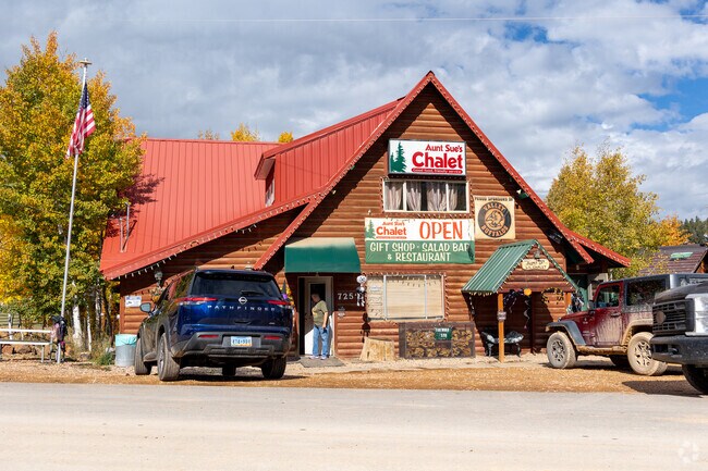 Aunt Sue's Chalet, a charming cabin-style restaurant, stands as a beloved cornerstone of Duck Creek Village—where great food, warm hospitality, and unforgettable memories come together.