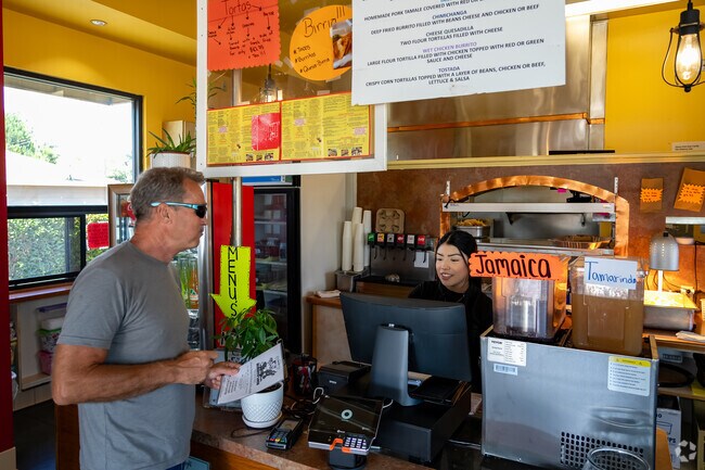 Enjoy a burrito on the go or in the restaurant at Burrito Loco.