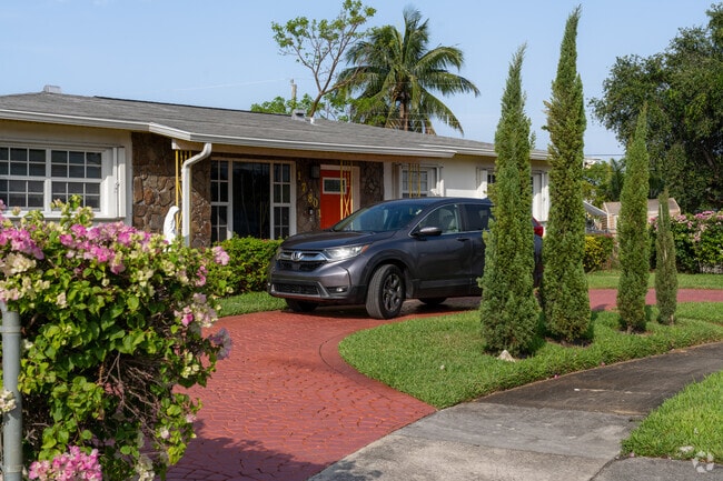 Some Myrtle Grove homes have gone under renovation to include new driveways and facades.