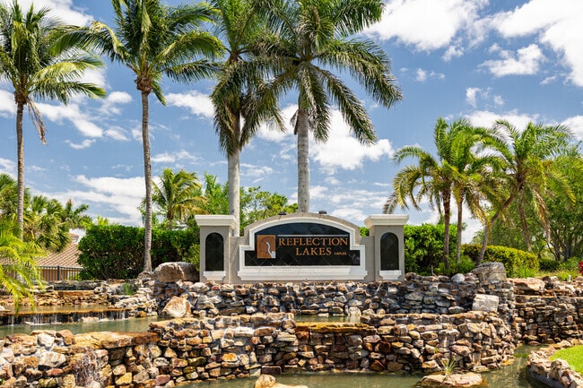 Reflection Lakes is a private gated community with a selection of home styles.