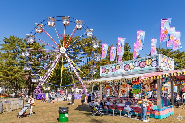 Ride the ferris wheel and win some games at the Fall Festival.