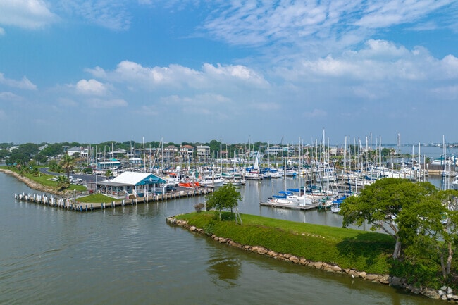 A beautiful scene at the Seabrook Marina in Seabrook, TX.