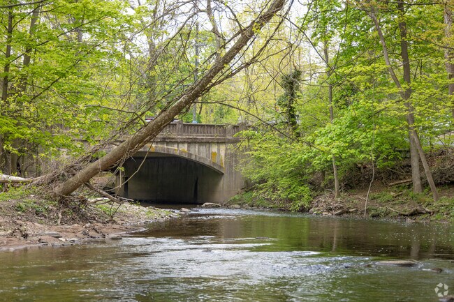 The Saddle River runs through the middle of Ho-Ho-Kus and several of its parks.