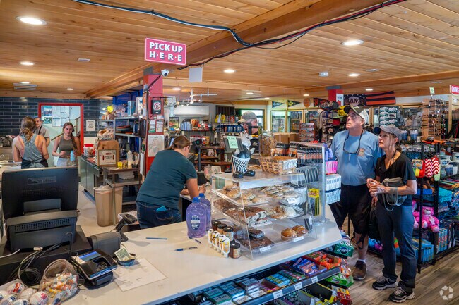 The Eastside Deli and gas station is a popular essentials stop in Glenshire-Devonshire.