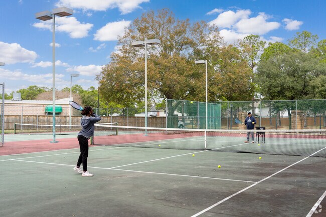 Tennis is a popular pastime among residents in Copperfield.