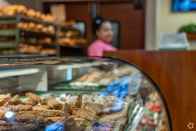 Italian People's Bakery is a famous bakery in Chambersburg that features fresh Italian pastries.