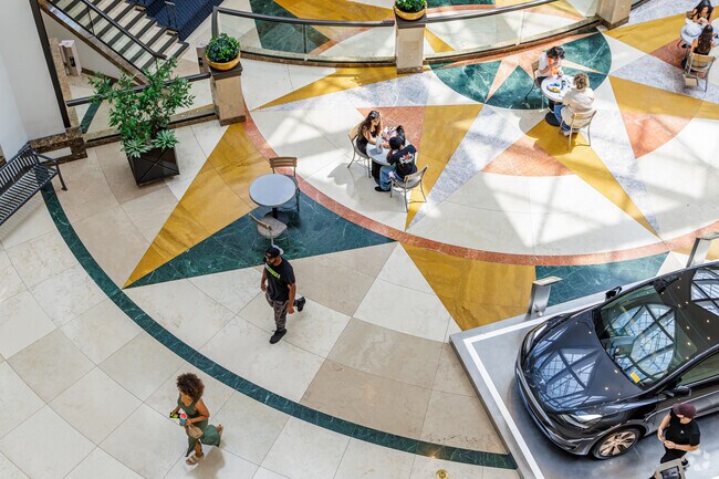 The Four Seasons Mall near Hilltop offers ample seating to sit and relax.