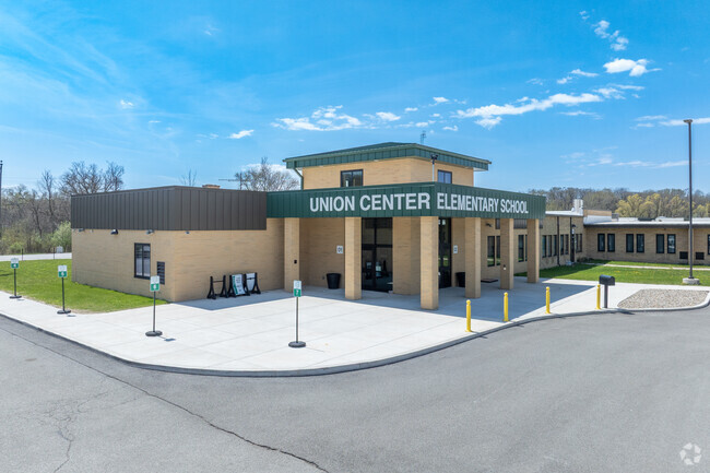 Union Center Public Elementary School entrance.