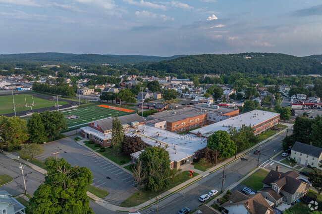 East Dover Elementary School shares a campus with Dover Middle School.